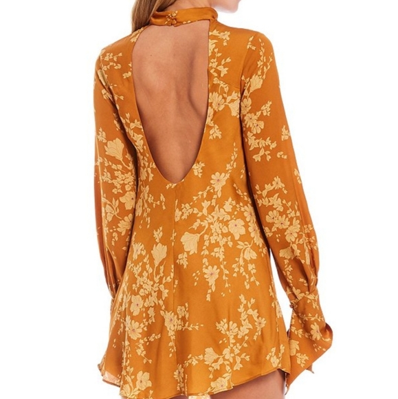🚫SOLD🚫 Free People Aries Printed Cutout Mini Dress - Picture 2 of 13
